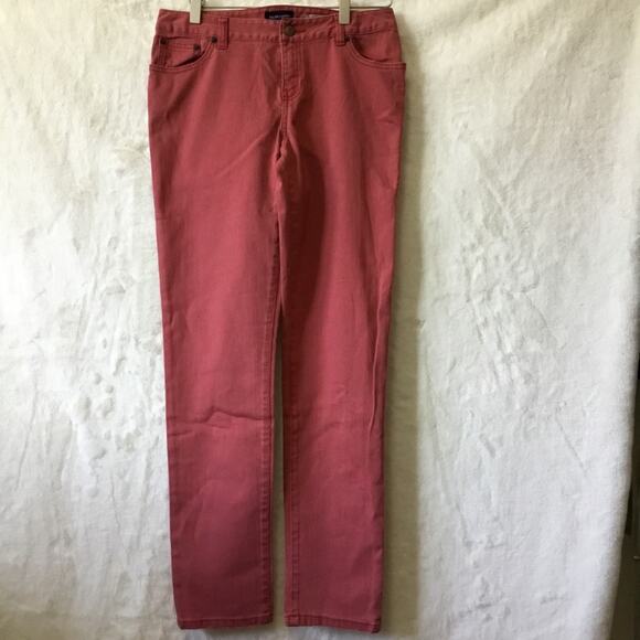 Ralph Lauren Girl Red-Orange Skinny Jeans - Picture 1 of 15